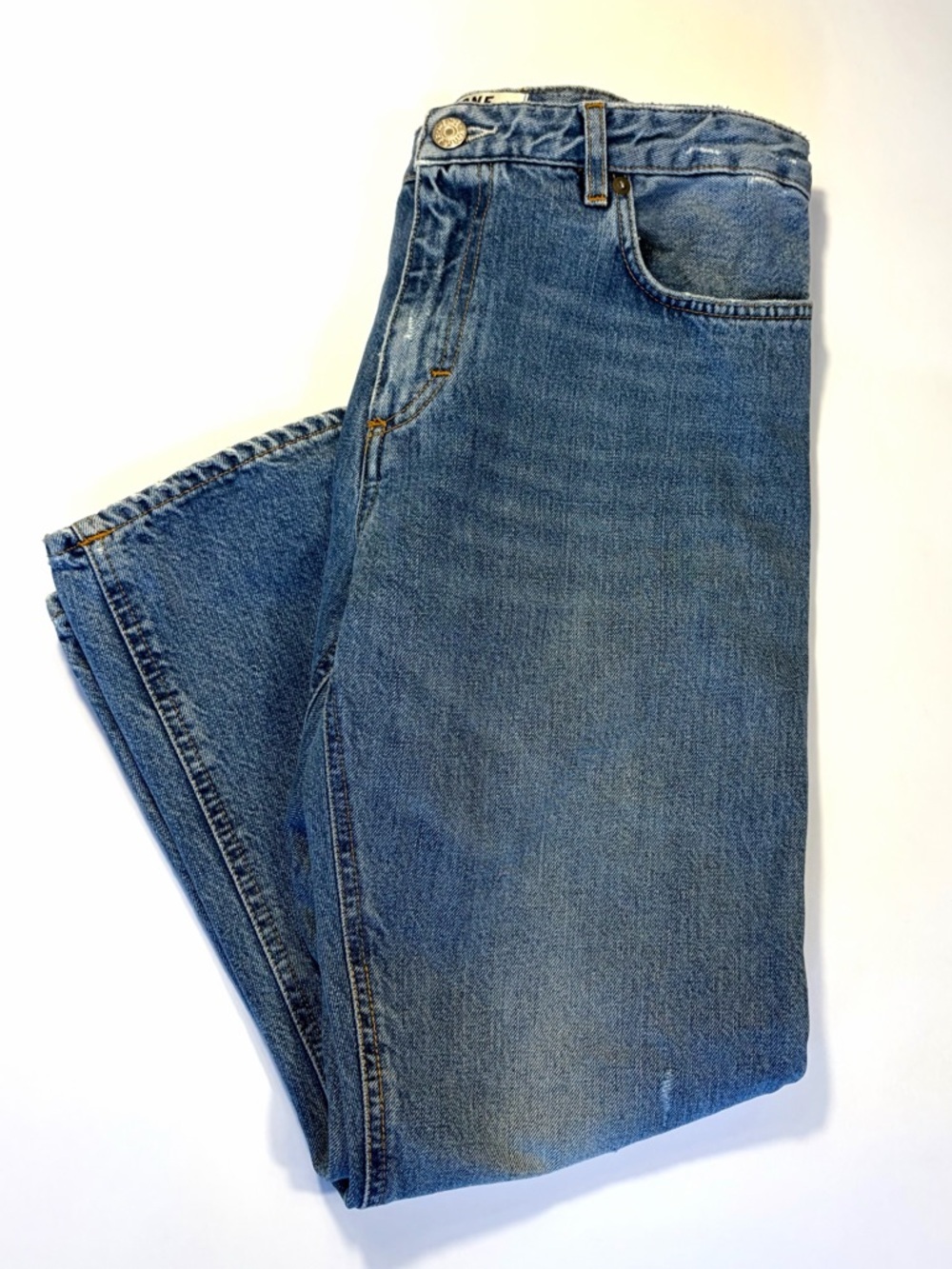 Acne Studios Straight-Leg Blue Denim Jeans